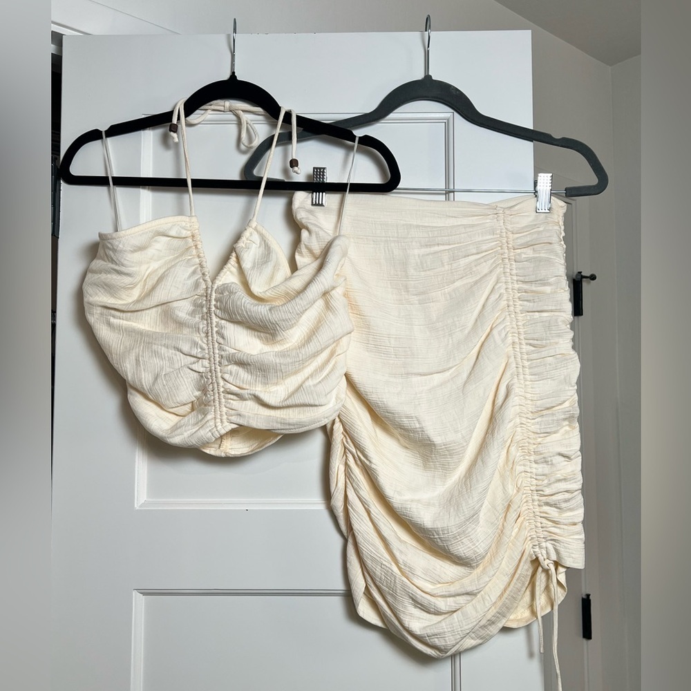 Zara Gauzy Halter & Pencil Skirt Set (Med/Small) - Picture 6 of 11